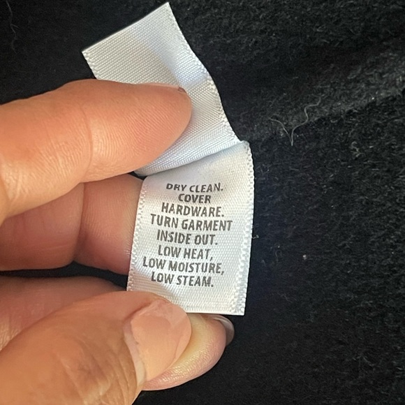 ST.JOHN
SEWN BY HAND wool black large coat size 10 - Picture 11 of 16